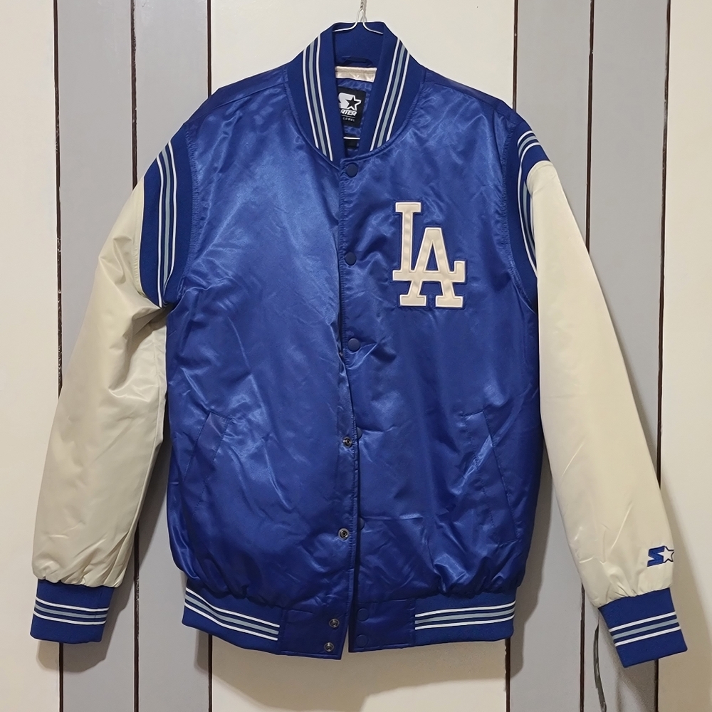 STARTER MEN'S LA DODGERS VARSITY JACKET